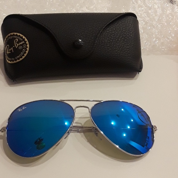 Ray-Ban Other - Ray Ban blue aviator glasses.